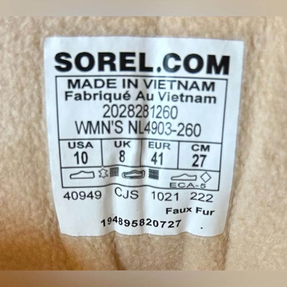 NWOB Sorel Kinetic Breakthru Caribou Sneaker Boot - Picture 7 of 7